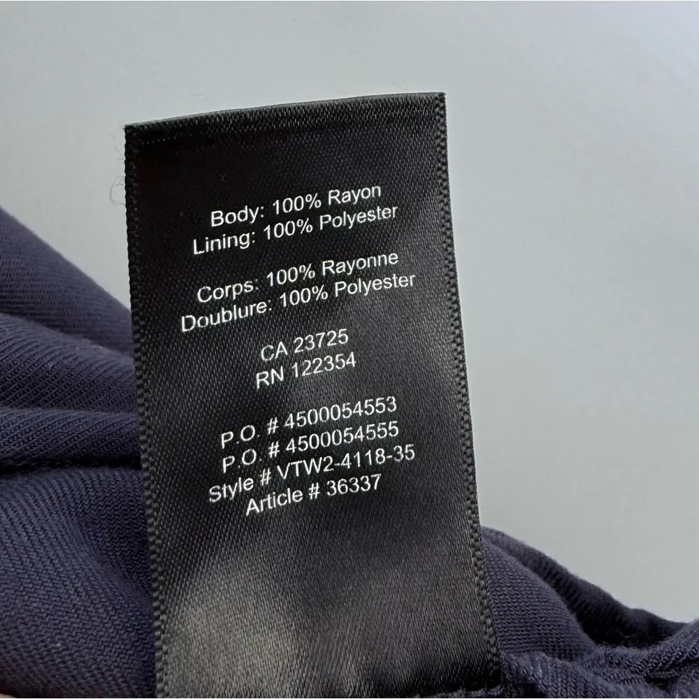 Aritzia Talula Kent Blazer Jacket 2 Open Front Lightweight Drapey Purple Casual - Picture 11 of 13